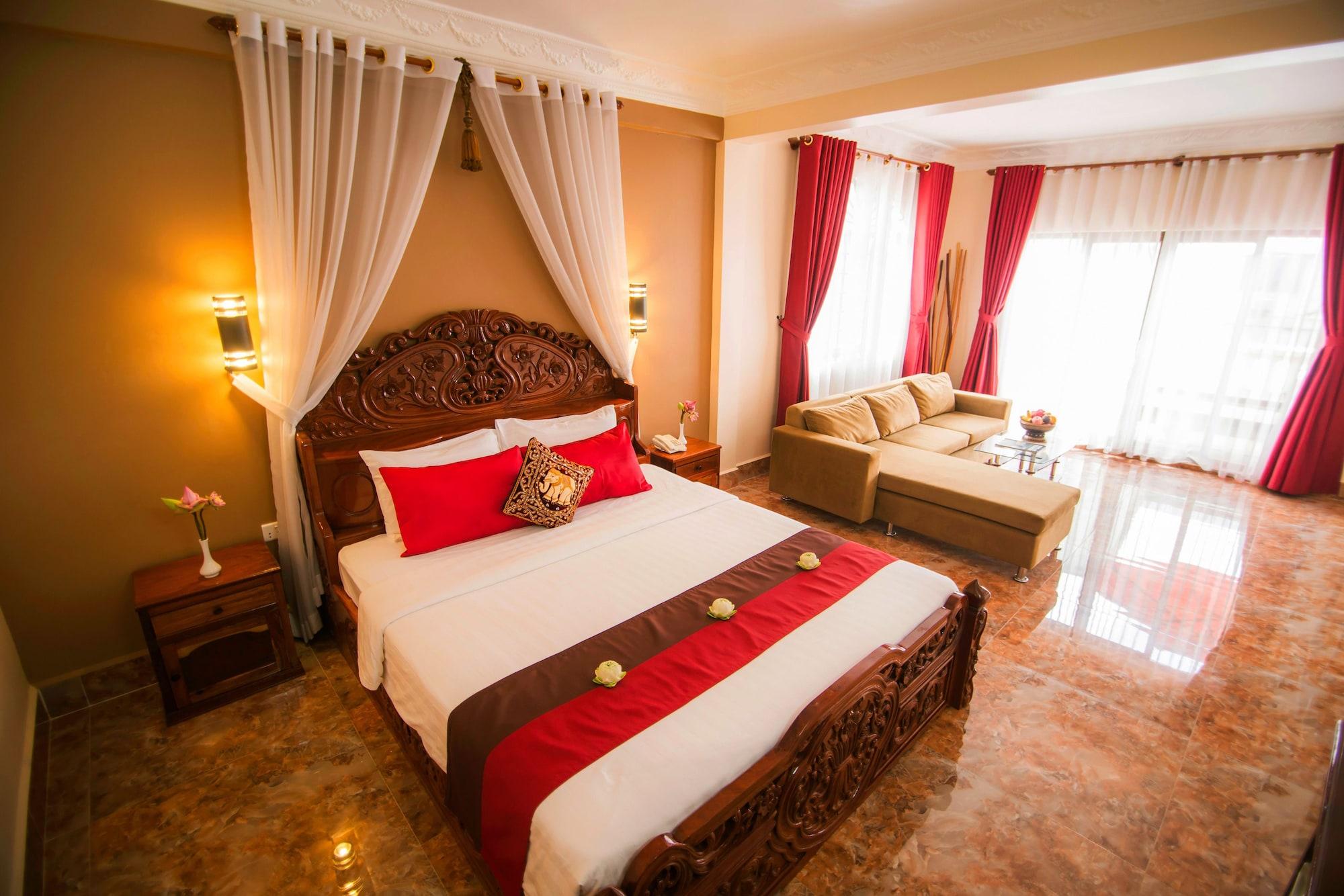 Reaksmey Chanreas Hotel Ciudad de Siem Riep Exterior foto