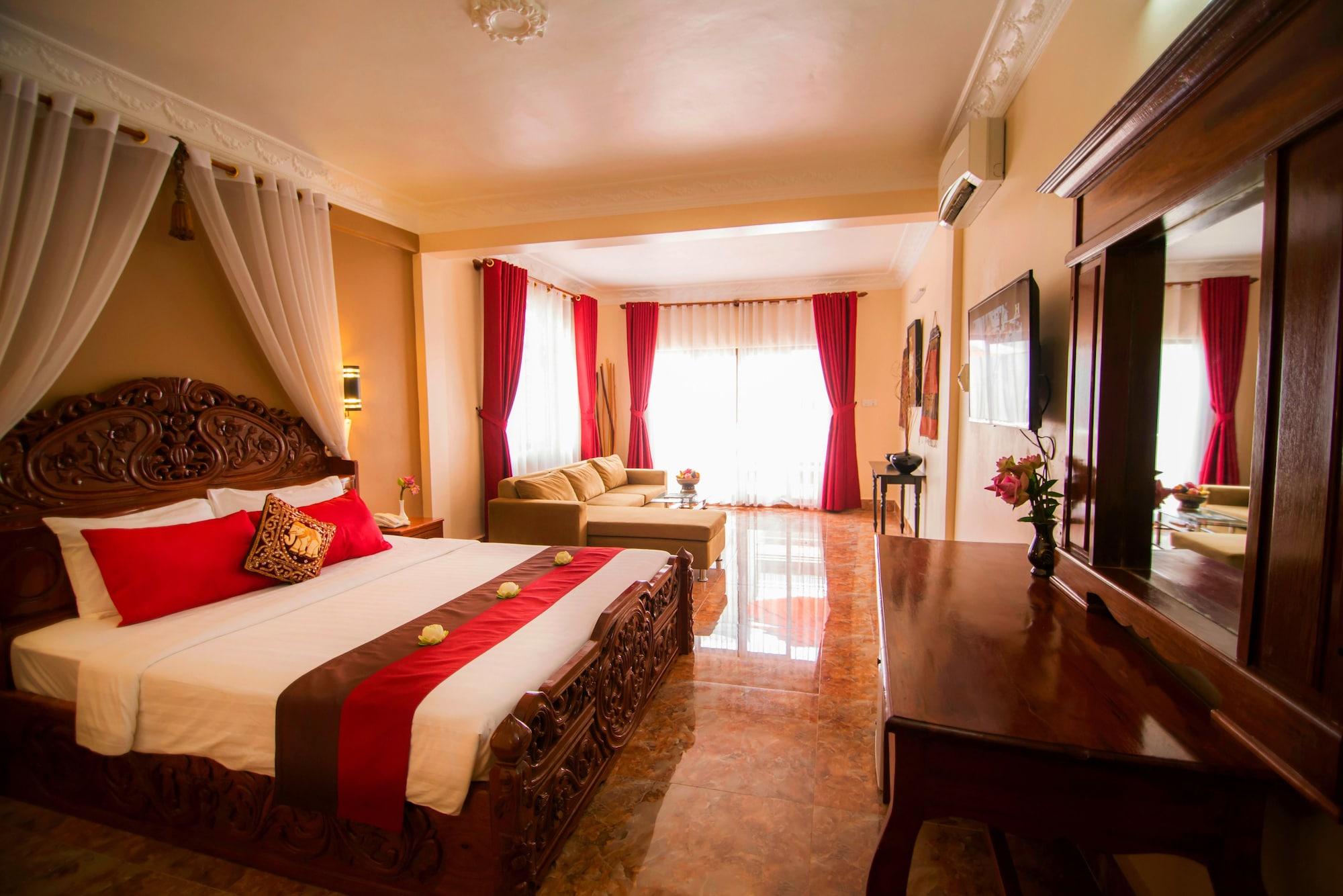 Reaksmey Chanreas Hotel Ciudad de Siem Riep Exterior foto
