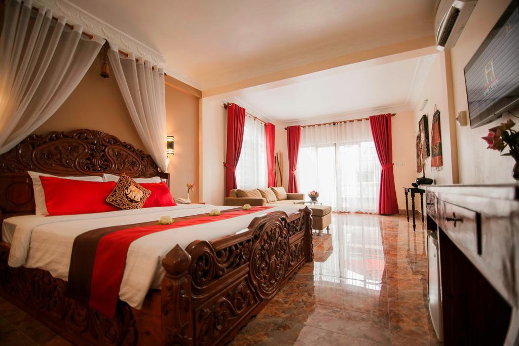 Reaksmey Chanreas Hotel Ciudad de Siem Riep Exterior foto